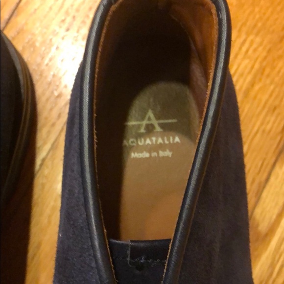 Men’s Aquaitalia Blue Chukka Suede Shoes main image 4